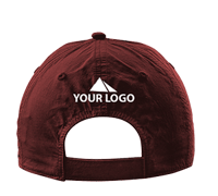 Hat with logo mocked up on back