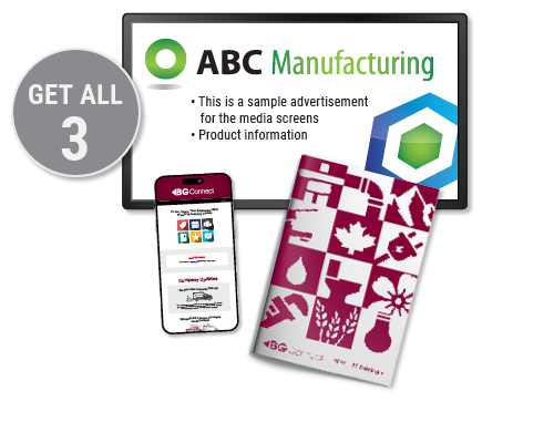 Get all 3 ads with the BG Connect Base Package