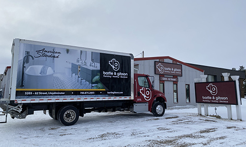 Bartle & Gibson Fleet Vehicle Truck at Lloydminster branch
